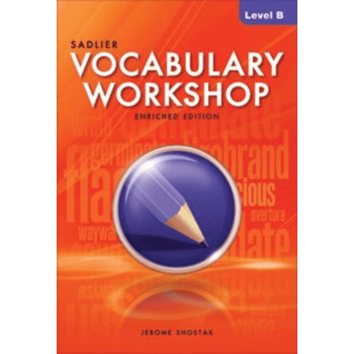 Answer key for sadlier vocabulary workshop level b