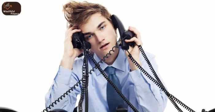 A financial advisor is cold calling leads. a prospect mentions